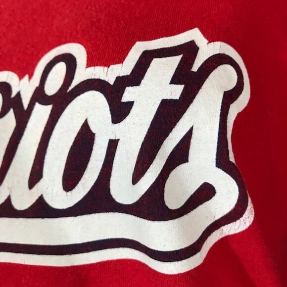 Reebok New England Patriots Red 100% Cotton Shirt - Picture 12 of 16